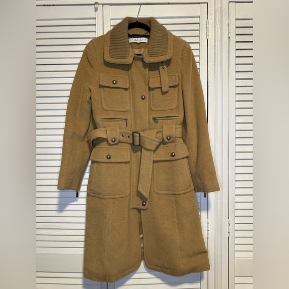 036 Laundry by Shelly Segal Camel Hair Coat